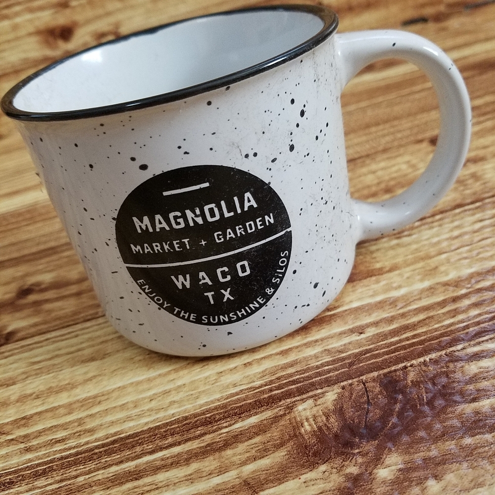 NWT Magnolia Market Garden Waco TX Speckled Campfire Ceramic Mug Joanna Gaines